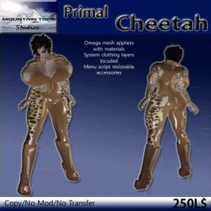 Primal Cheetah ad