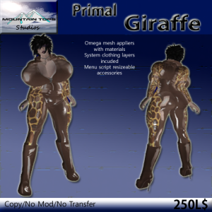 Primal Giraffe ad