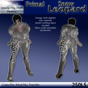 Primal Snow Leopard ad